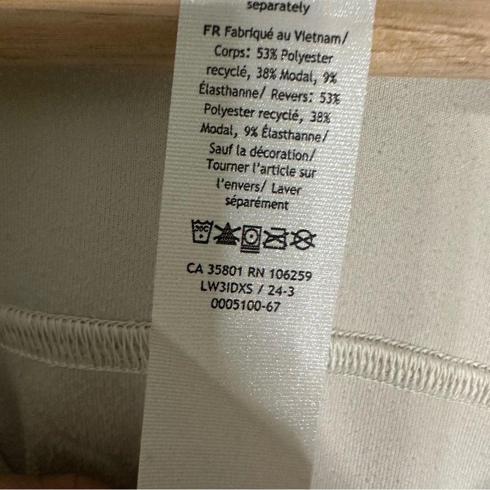 NWOT Lululemon Brushed Softstreme Half Zip - Picture 5 of 9